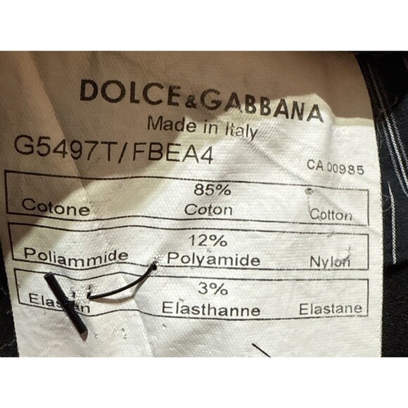 BIG & TALL Dolce & Gabbana Gold Button Up Dress Shirt 17.5” EU 44 - Picture 8 of 10